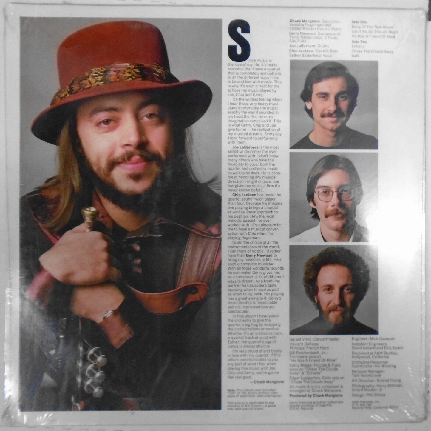 Chuck Mangione : Chase The Clouds Away LP ***SEALED*** 1975 A&M Records SP-4518