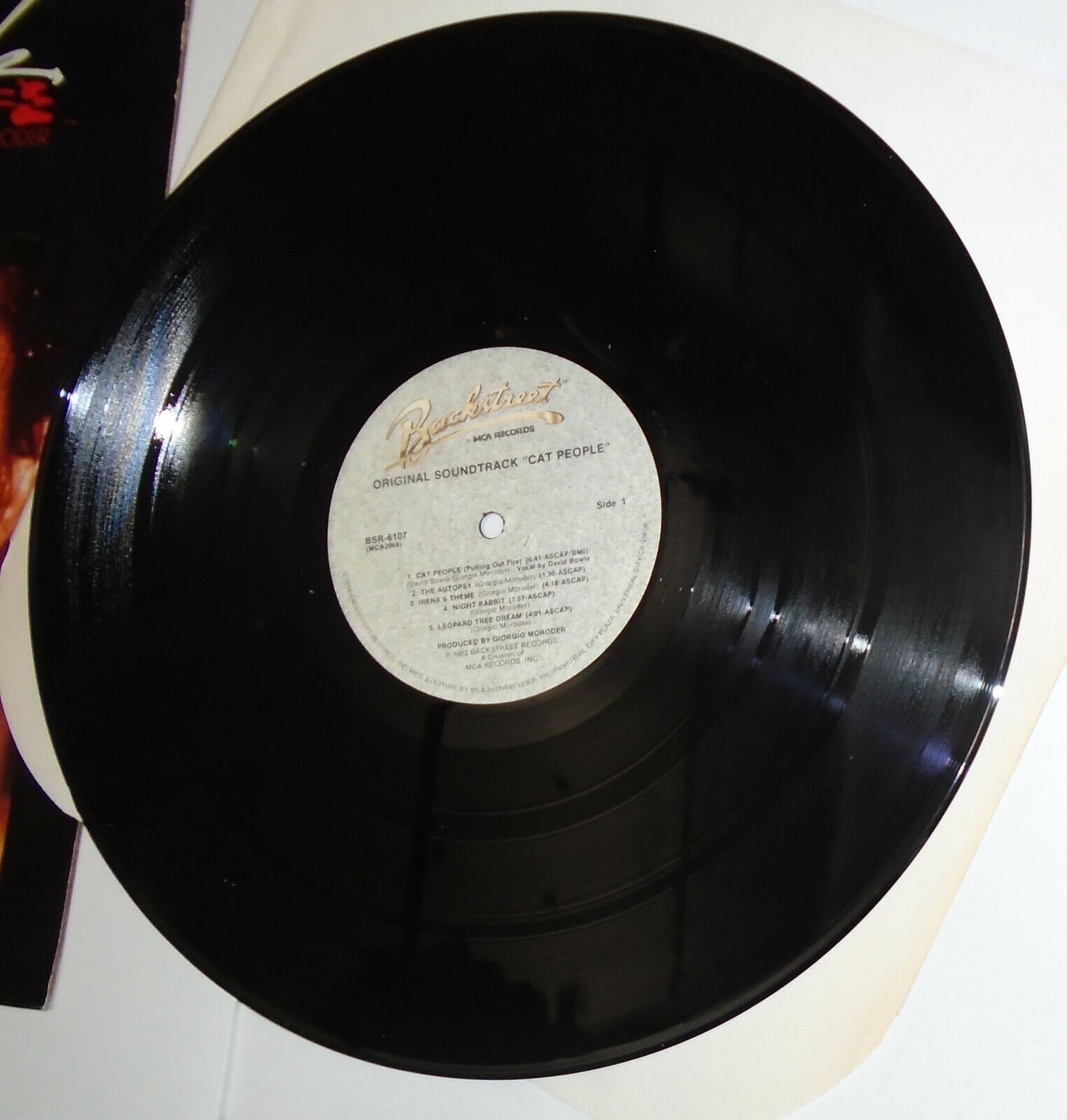 Cat People - Vinyl LP.  Original Soundtrack  David Bowie  Promo copy. Near mint