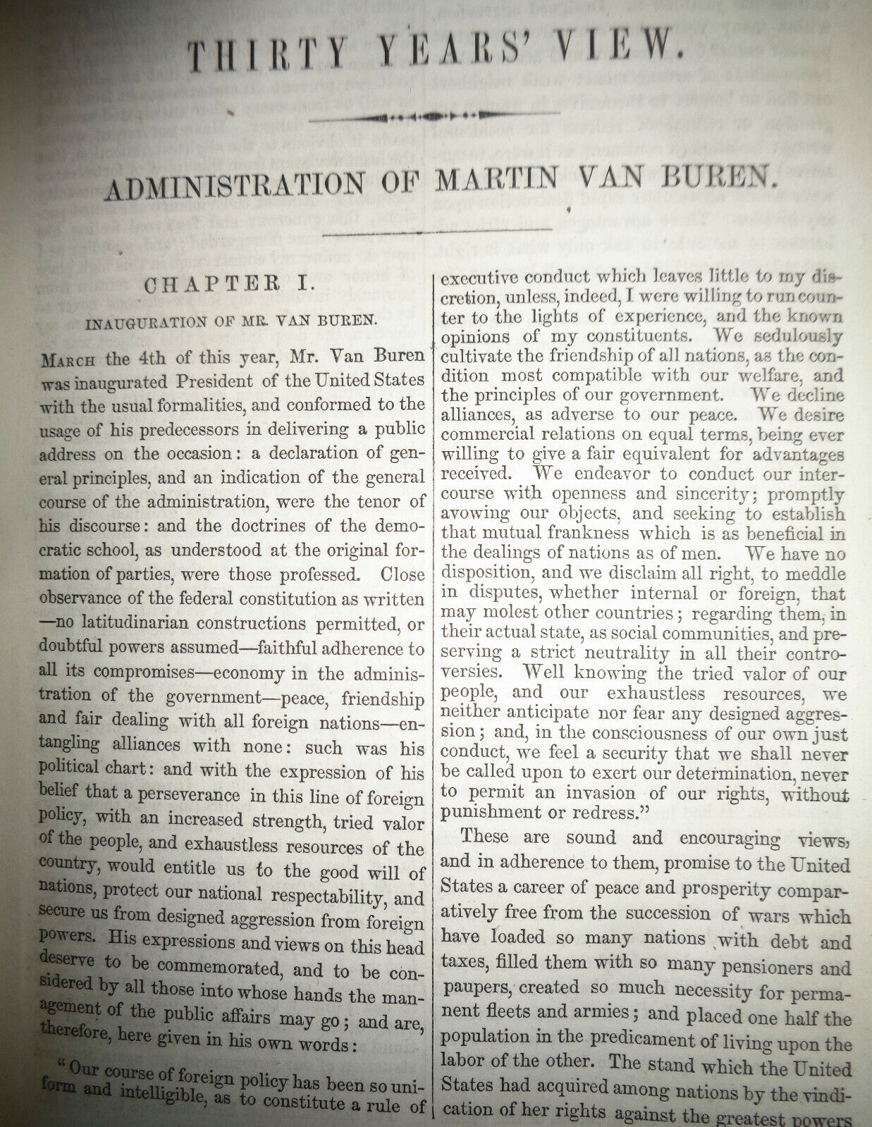 Thomas Hart Benton, THIRTY YEARS VIEW, 1856, 30 Years in Senate, 2 Volume Set