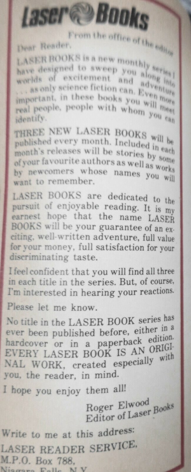 4 Laser Books Science Fiction novels: #s 1, 32, 52 & 54. All First Printings