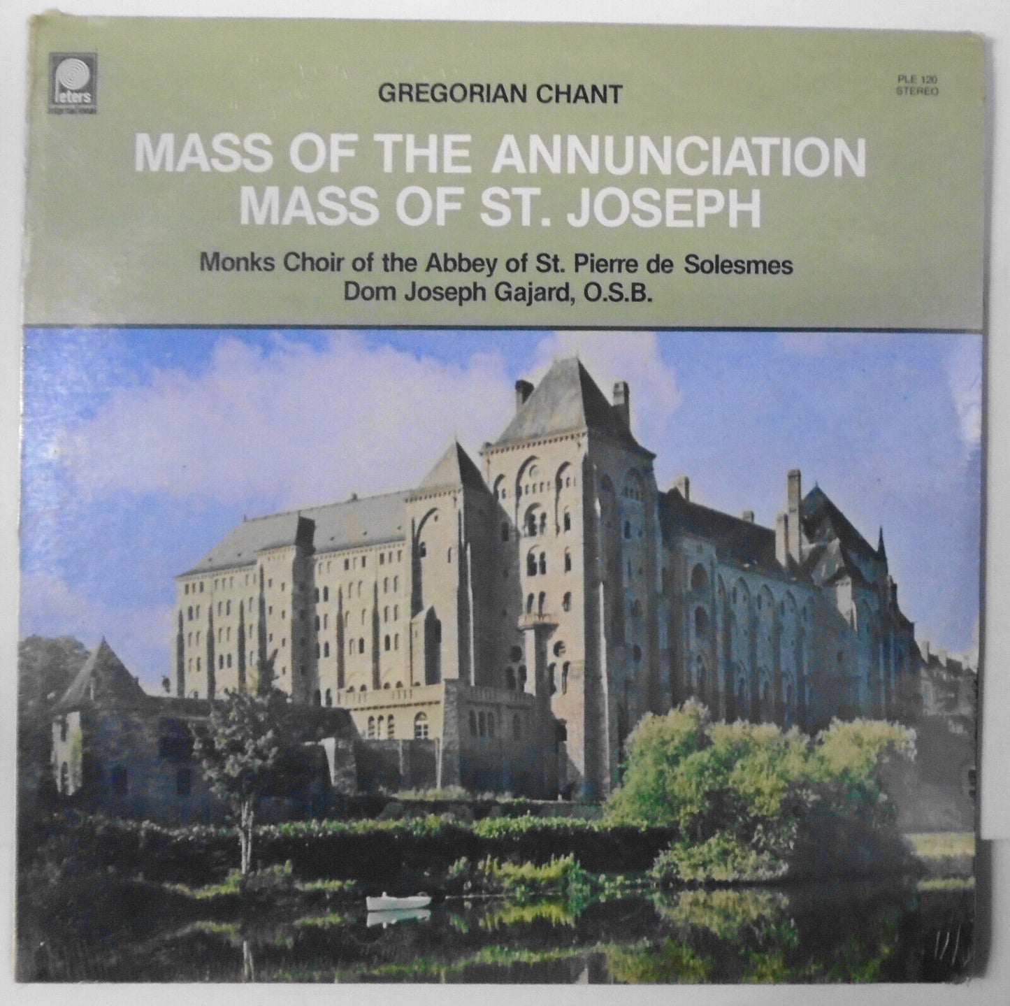 Gregorian Chant - Mass Of The Annunciation LP, by Monks... de Solesmes. *SEALED*