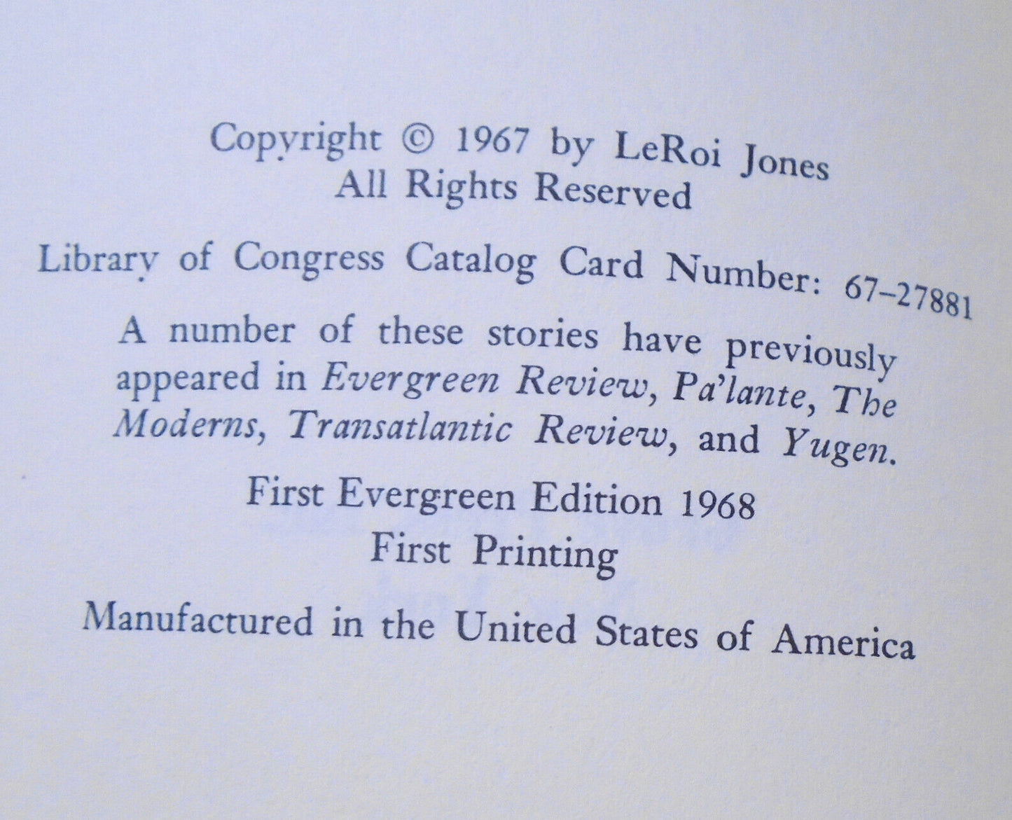 9 African-American history books - Marcus  Garvey, Leroi Jones, van Peebles, etc