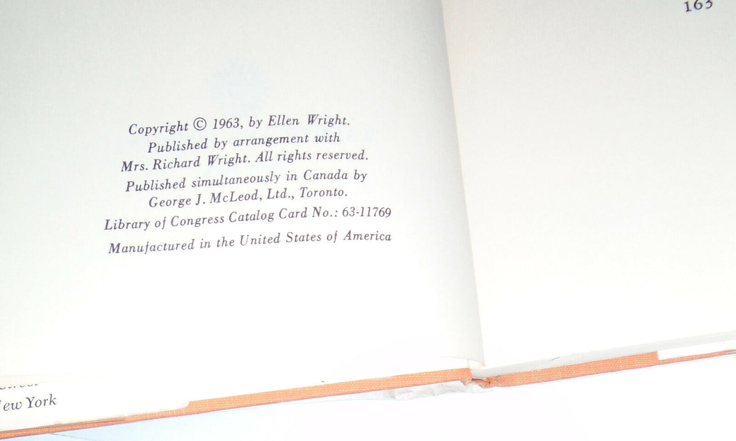 Lawd Today, by Richard Wright. 1963 First Edition Hardcover. Fine/NearFine.