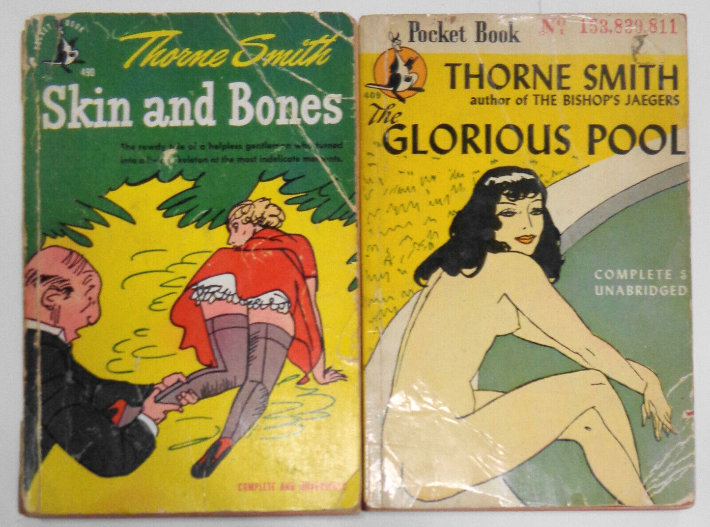 Thorne Smith : 5 vintage paperbacks from the 1940s - all first printings