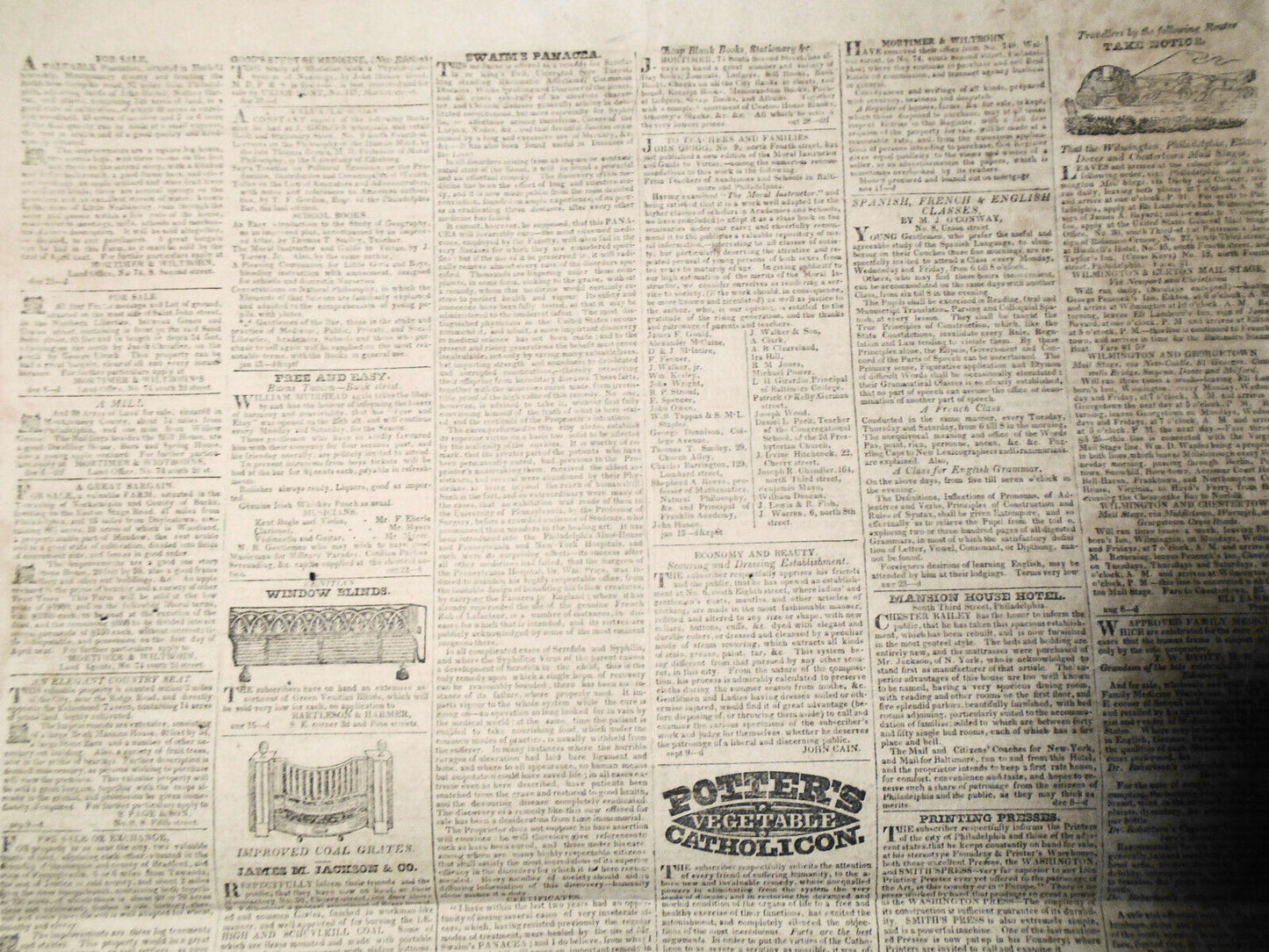 United States Gazette, January 18, 1825 - Guilty of intent to kill runaway slave