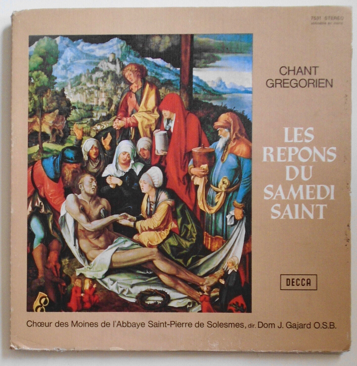Gregorian Chant - 3 LP Lot - Feast of St. Michael, etc.
