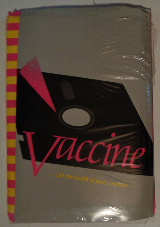 Vaccine 2.0  (For The Health Of Your Computer) by FoundationWare 1988 For IBM PC
