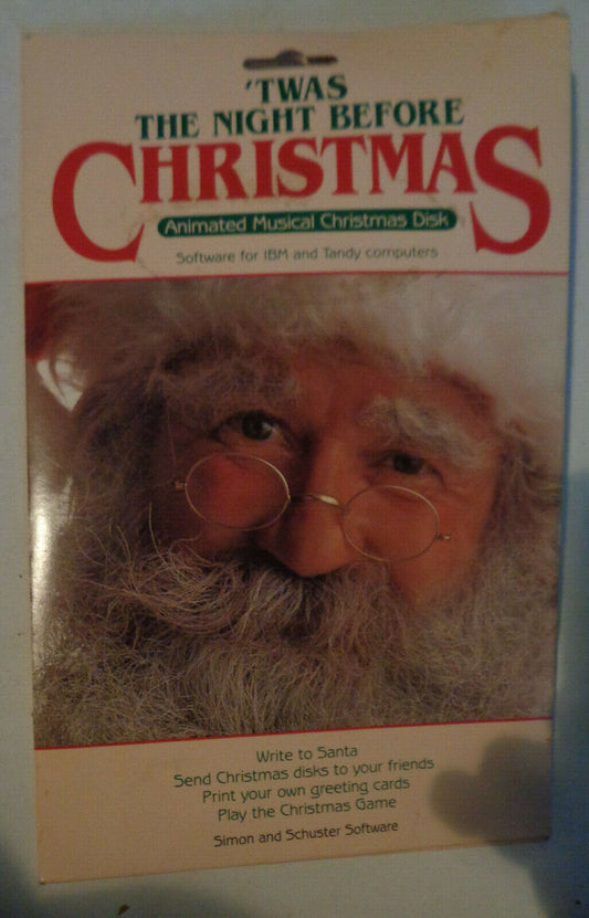 'Twas the Night Before Christmas: Animated Musical Christmas Disk. IBM PC. 1987