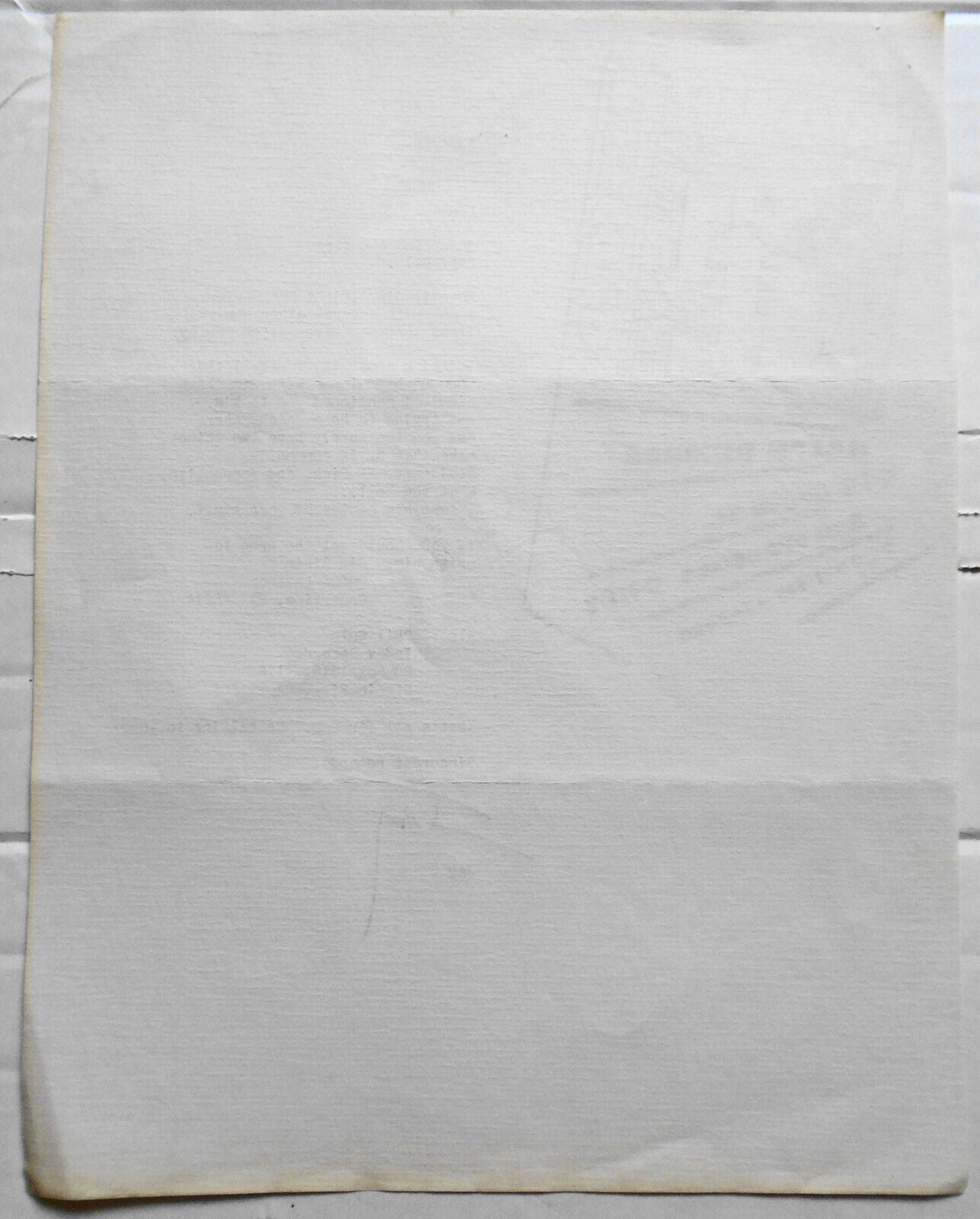 Jay Clem SIGNED letter 1982 - original member of The Residents.