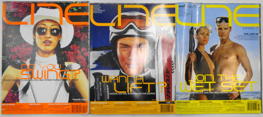 First three issues of Line Magazine by Wallpaper - No.1, 2, & 3