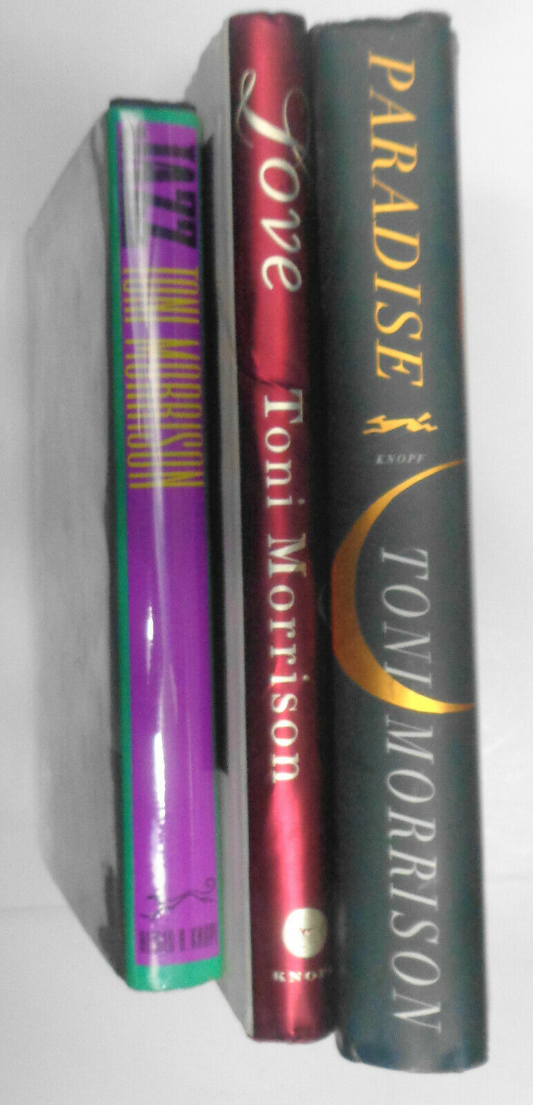 Toni Morrison - Paradise, Love & Jazz - 3 First Editions, hardcovers First Print