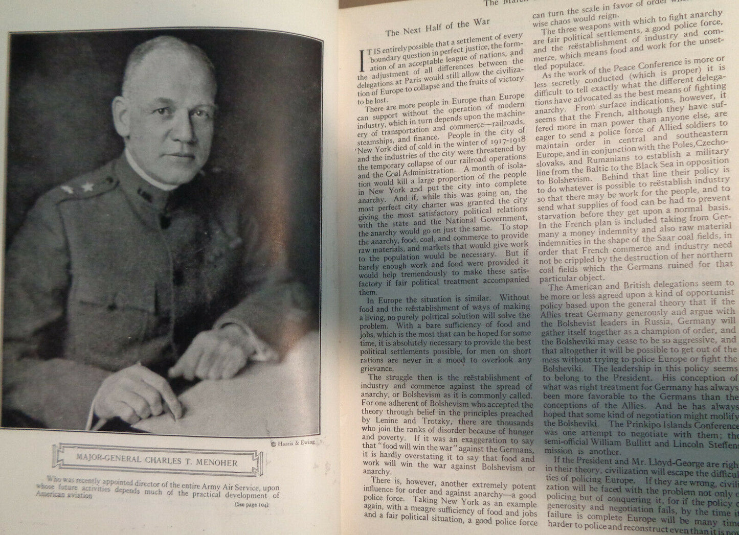 THE WORLD'S WORK VOL. 38, MAY-OCT., 1919 A HISTORY OF OUR TIME Arthur W Page, ed