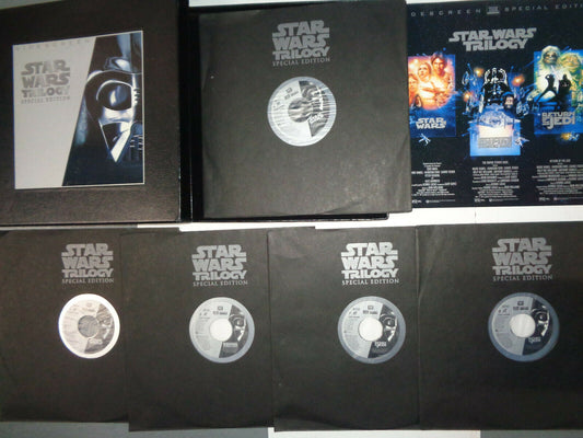 Star Wars Trilogy (Laserdisc, 1997, Special Edition) 5 Discs Box Set