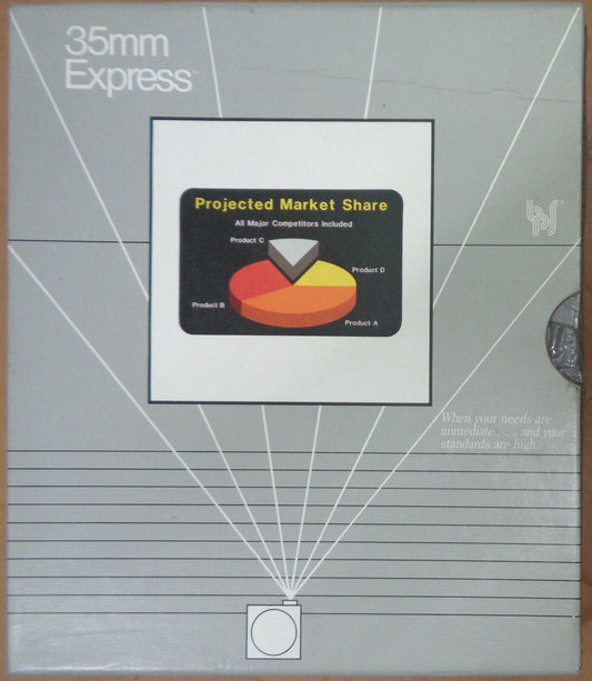 NEW, SEALED 35mm Express, by Business & Professional Software, Inc., 1986