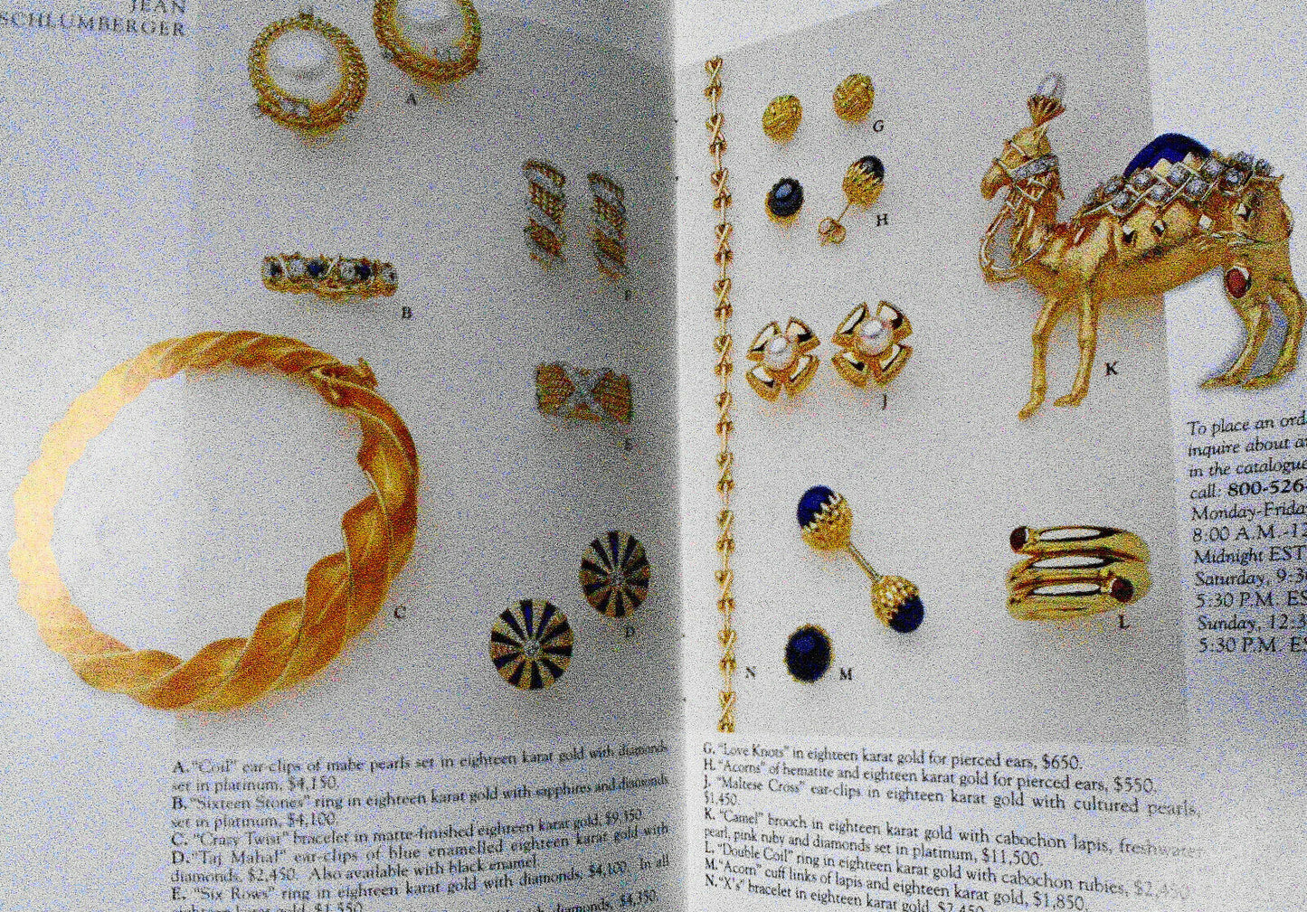 5 Tiffany & Co. The Blue Book 1986 - 1991.