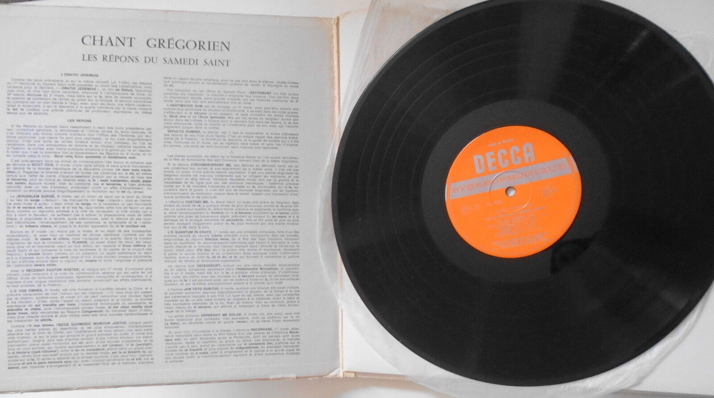 Gregorian Chant - 3 LP Lot - Feast of St. Michael, etc.