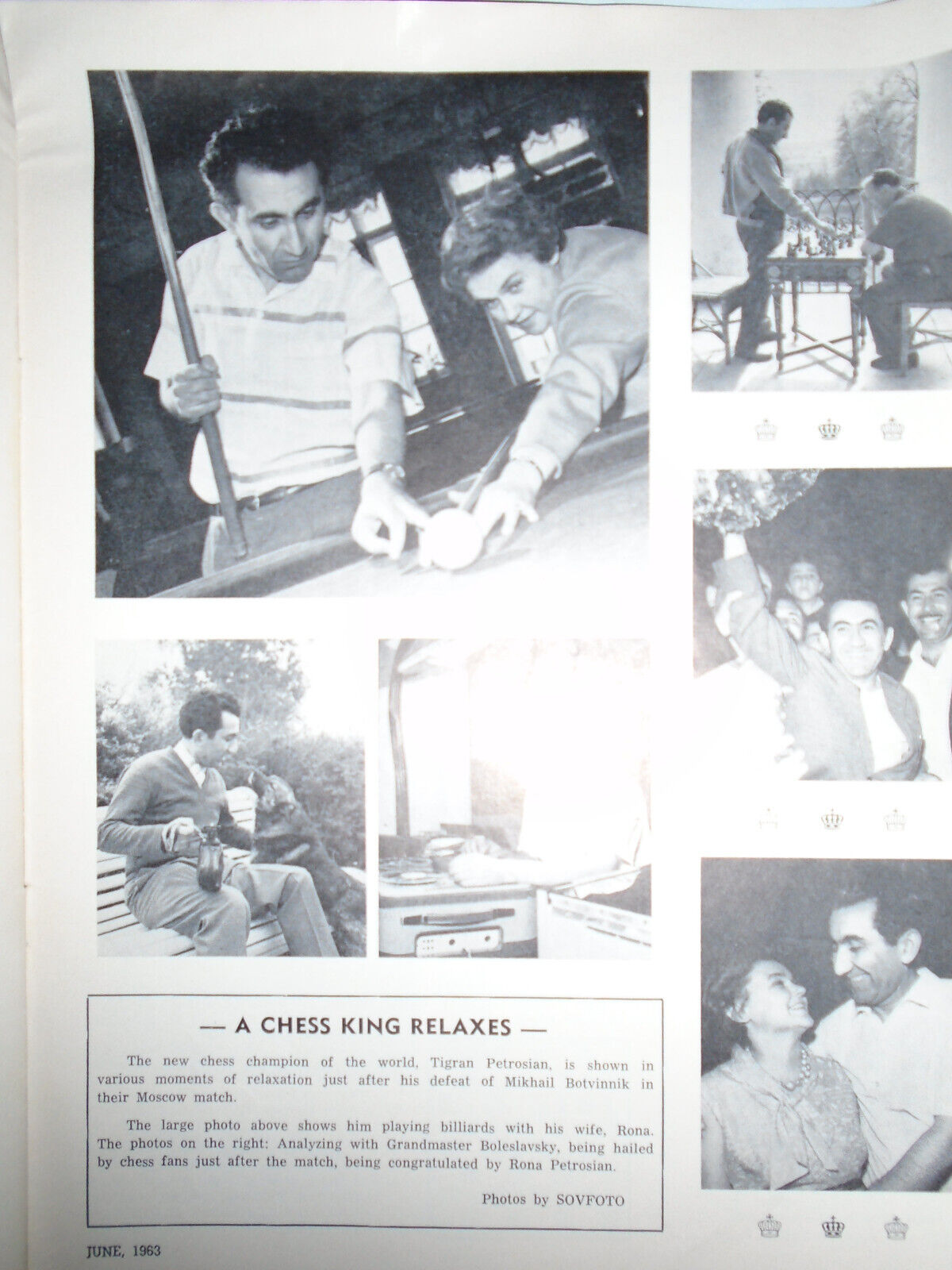 Chess Life, June 1963 - Fischer Talks Chess, Mednis upsets Fischer, etc.