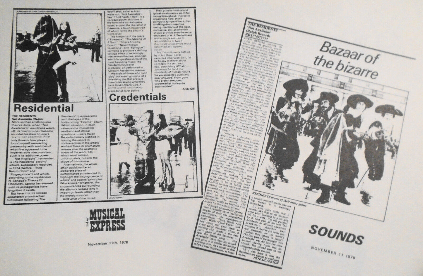 The Residents - 75 magazine articles 1978-1990