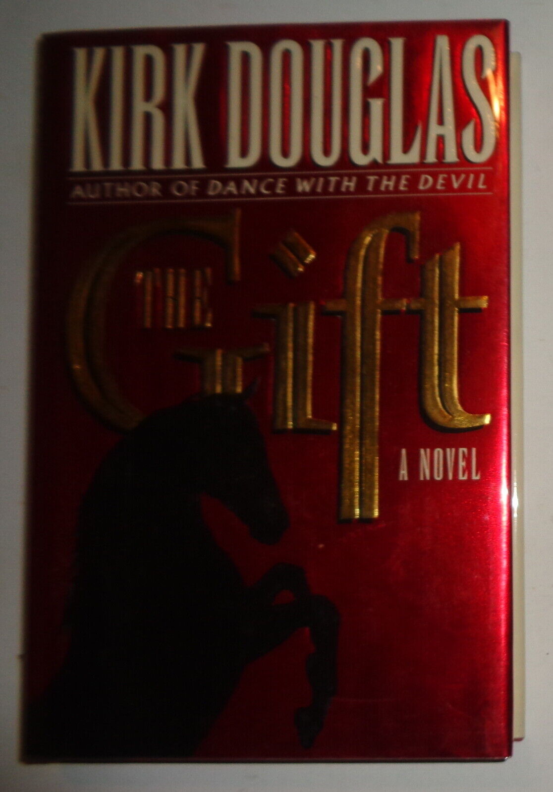 The Gift, by Kirk Douglas - SIGNED First Edition. Fine/Fine. First Printing.