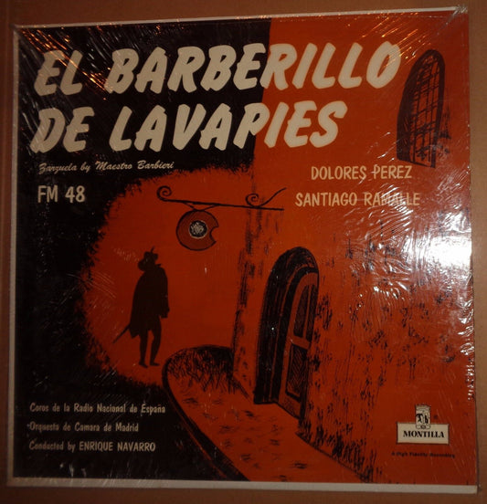El Barberillo De Lavapies LP SEALED, MINT -  Montilla FM-48. Enrique Navarro