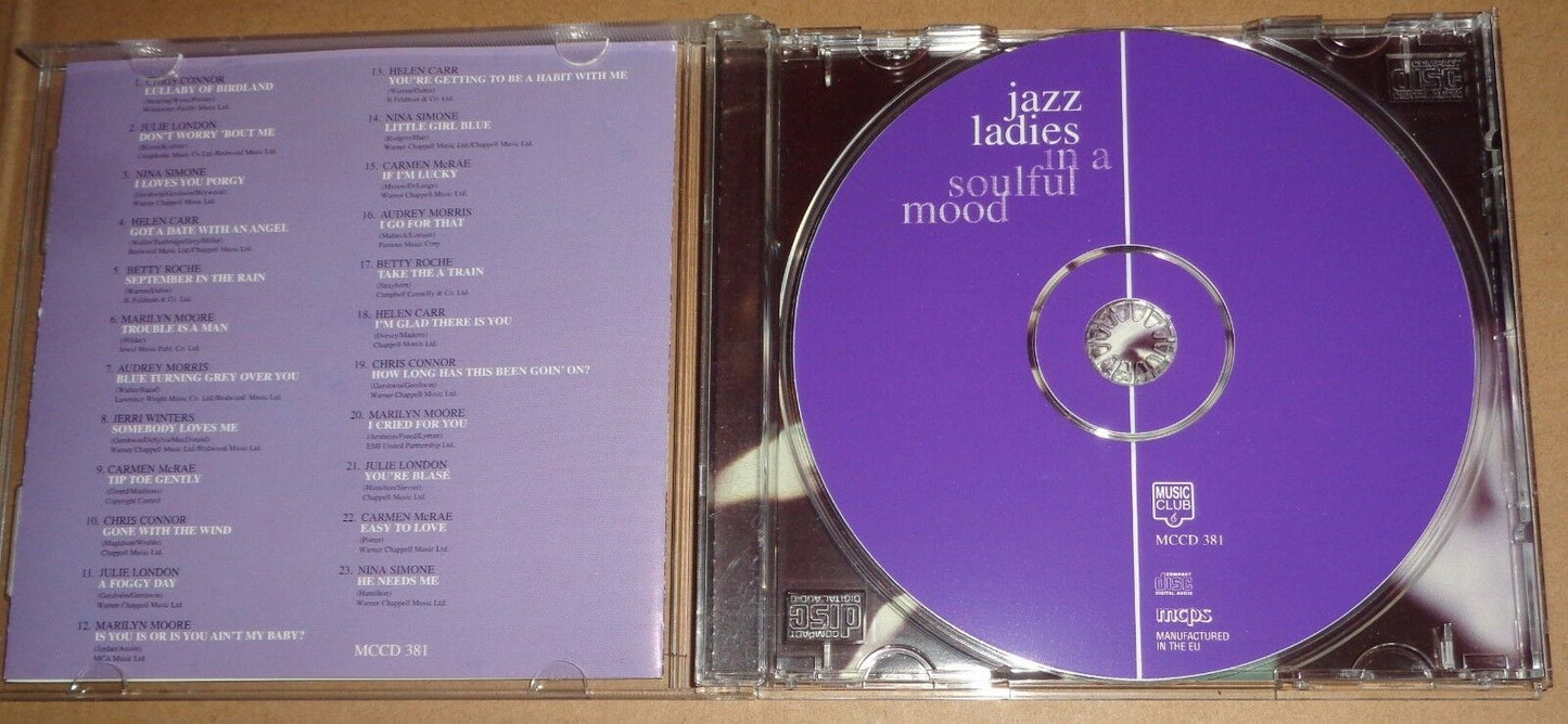 Various Artists : Jazz Ladies in a Soulful Mood CD