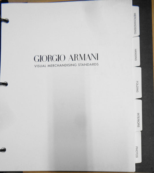 Giorgio Armani Visual Merchandising Standards 1999
