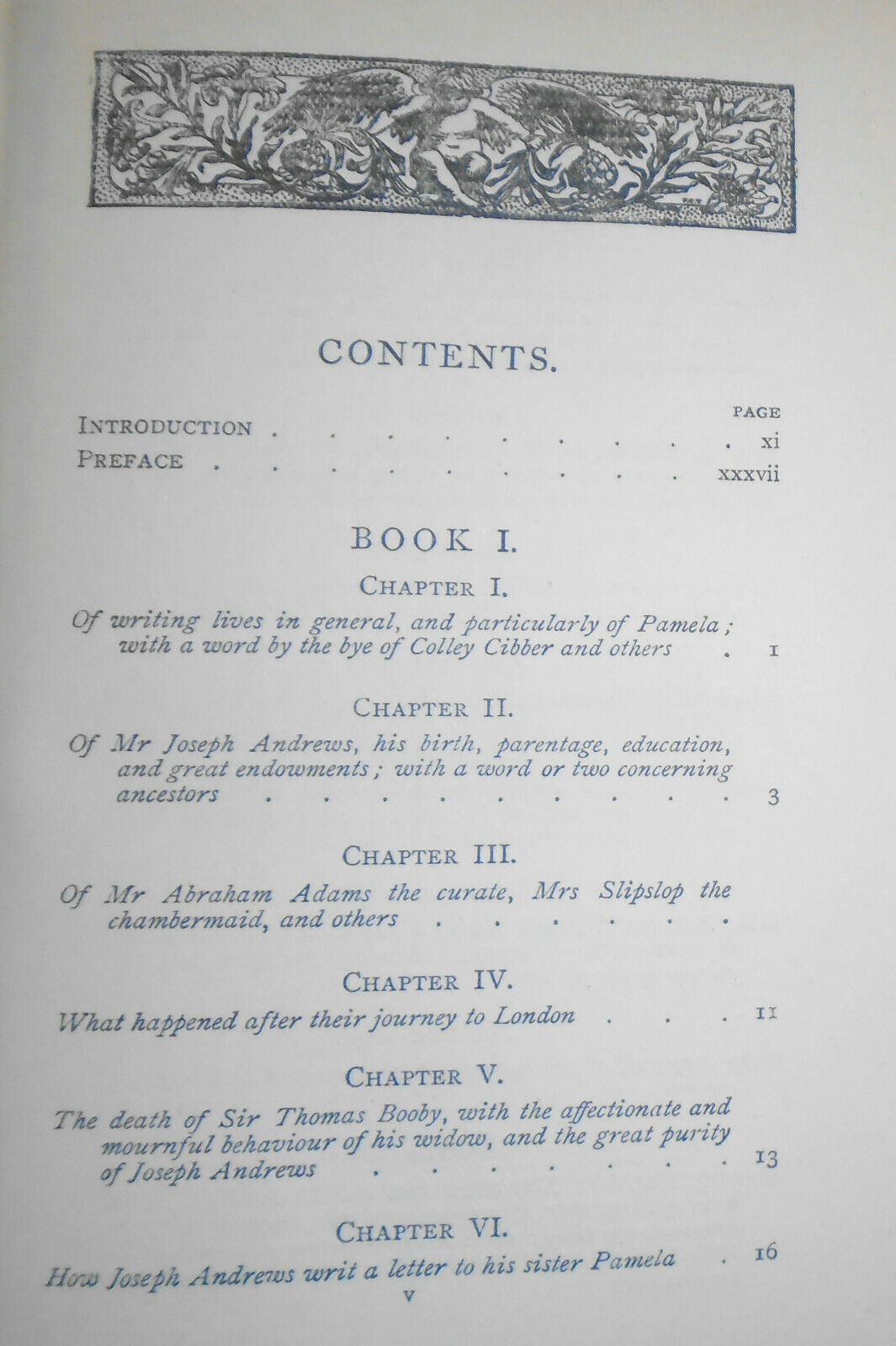 1899 Fielding: The Adventures of Joseph Andrews and his friend Mr. Abraham Adams