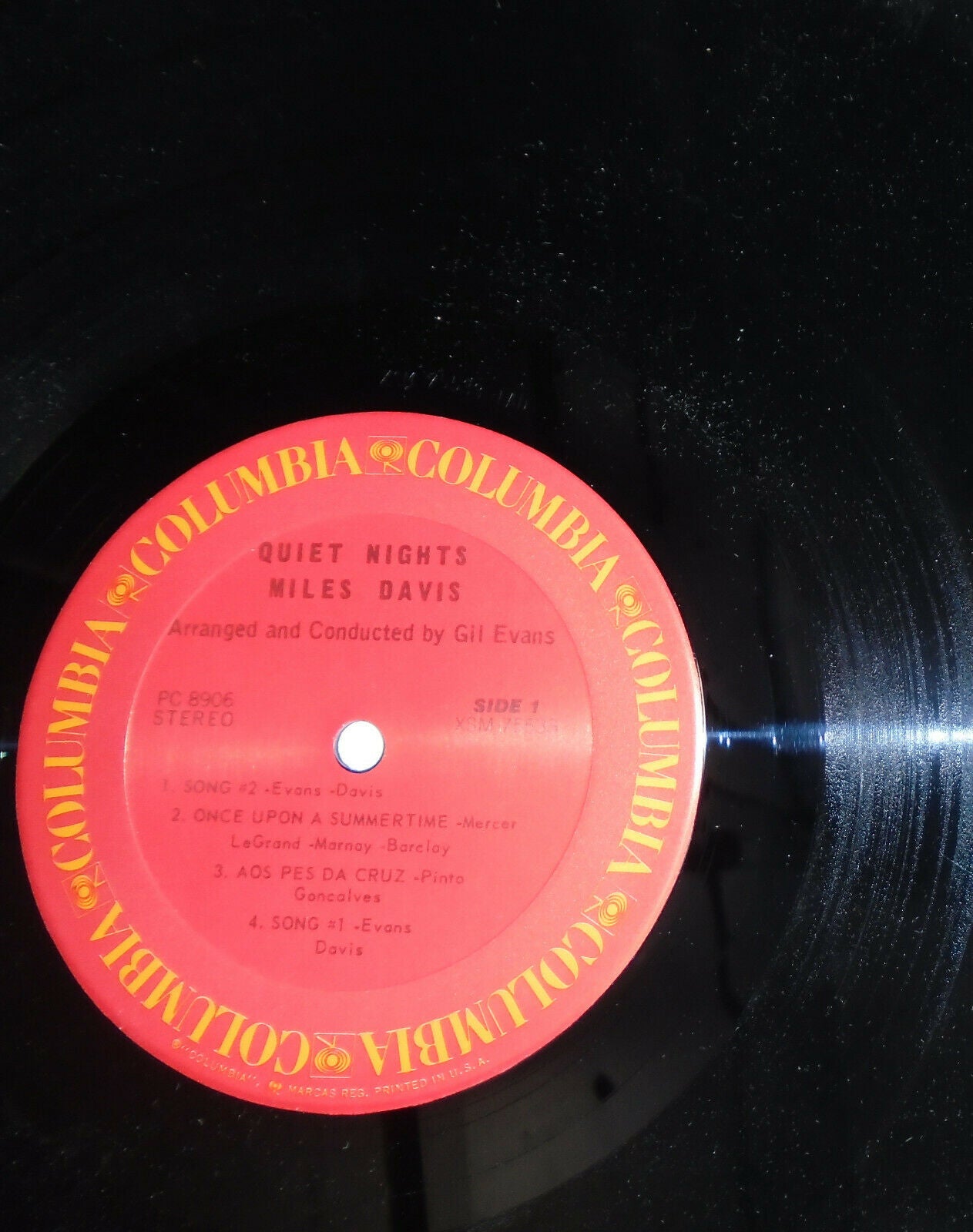 Miles Davis Quiet Nights LP Columbia PC 8906 1977