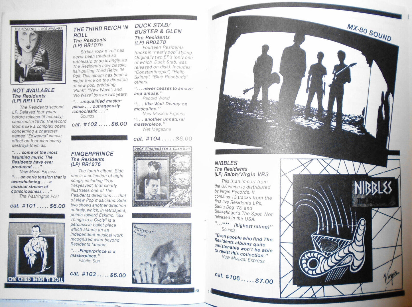 The Residents - Ralph Records - Buy Or Die Catalog #5, April 1980