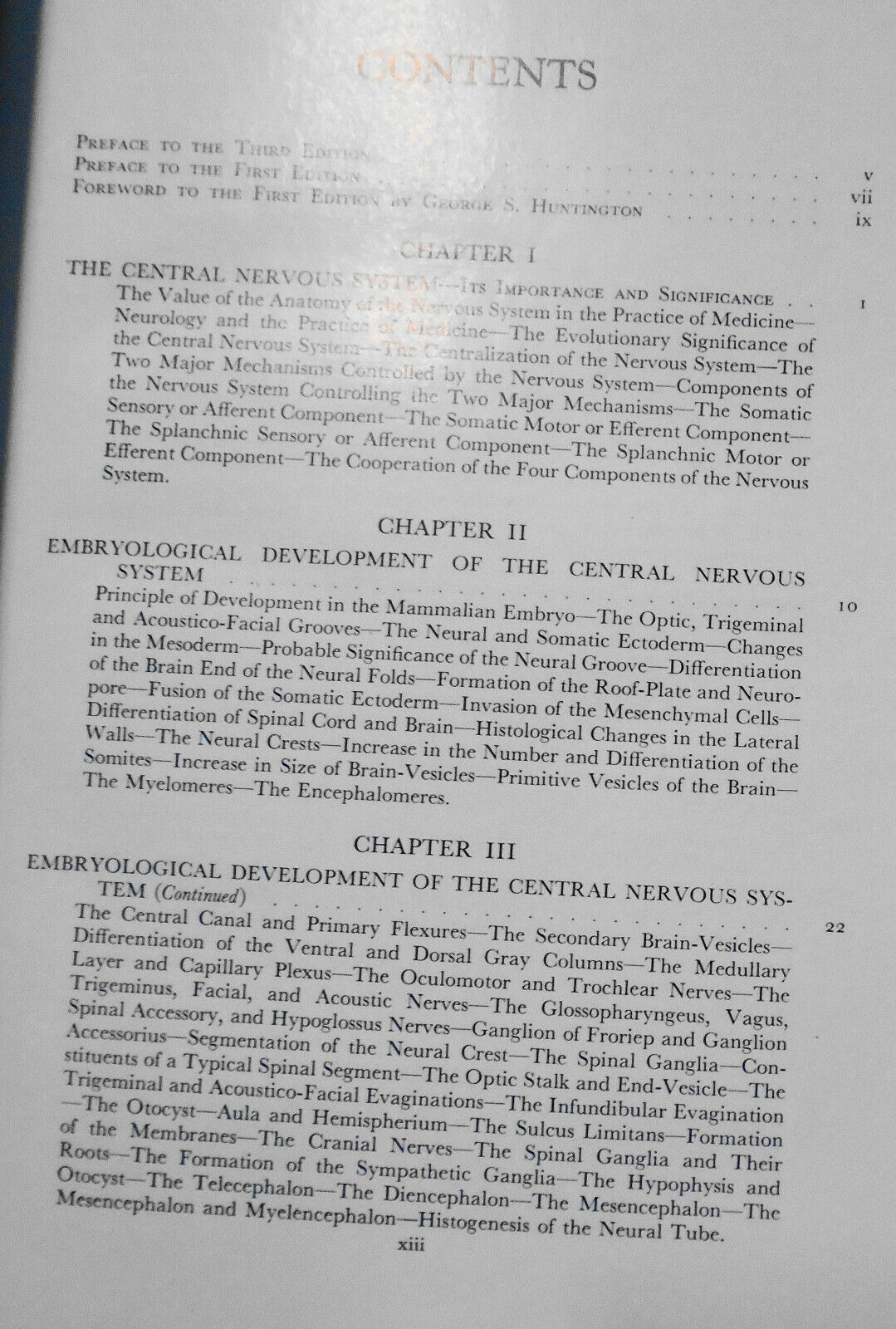 The Form And Functions Of The Central Nervous System. 1938 Tilney & Riley. HC.