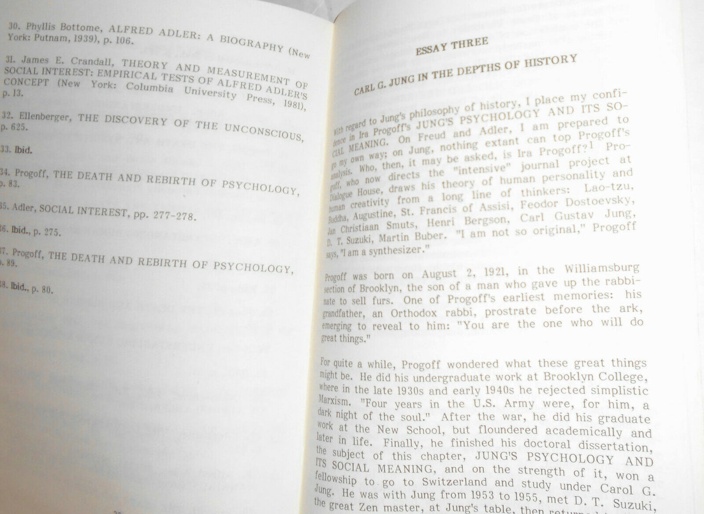History and the human mind : Freud, Adler, and Jung, by Marvin Goldwert [SIGNED]