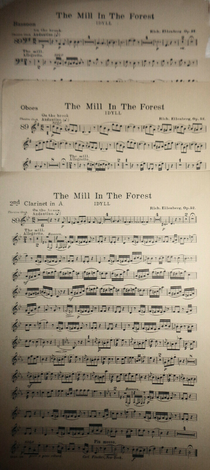 THE MILL IN THE FOREST, by Rich Eilenberg - IDYLL - 1886, FOR ORCHESTRA