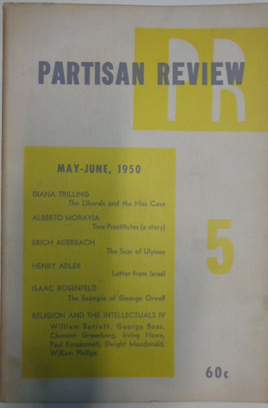 Partisan Review, May-June 1950 - Diana Trilling, Alberto Moravia ...