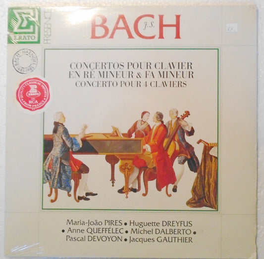 Bach: Concertos Pour Clavier En Re Mineur... LP Maria-joao Pires... ***SEALED***