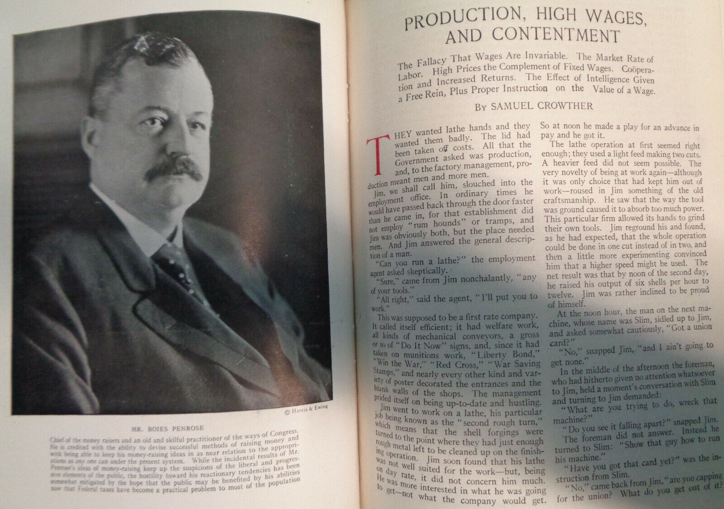 THE WORLD'S WORK VOL. 38, MAY-OCT., 1919 A HISTORY OF OUR TIME Arthur W Page, ed