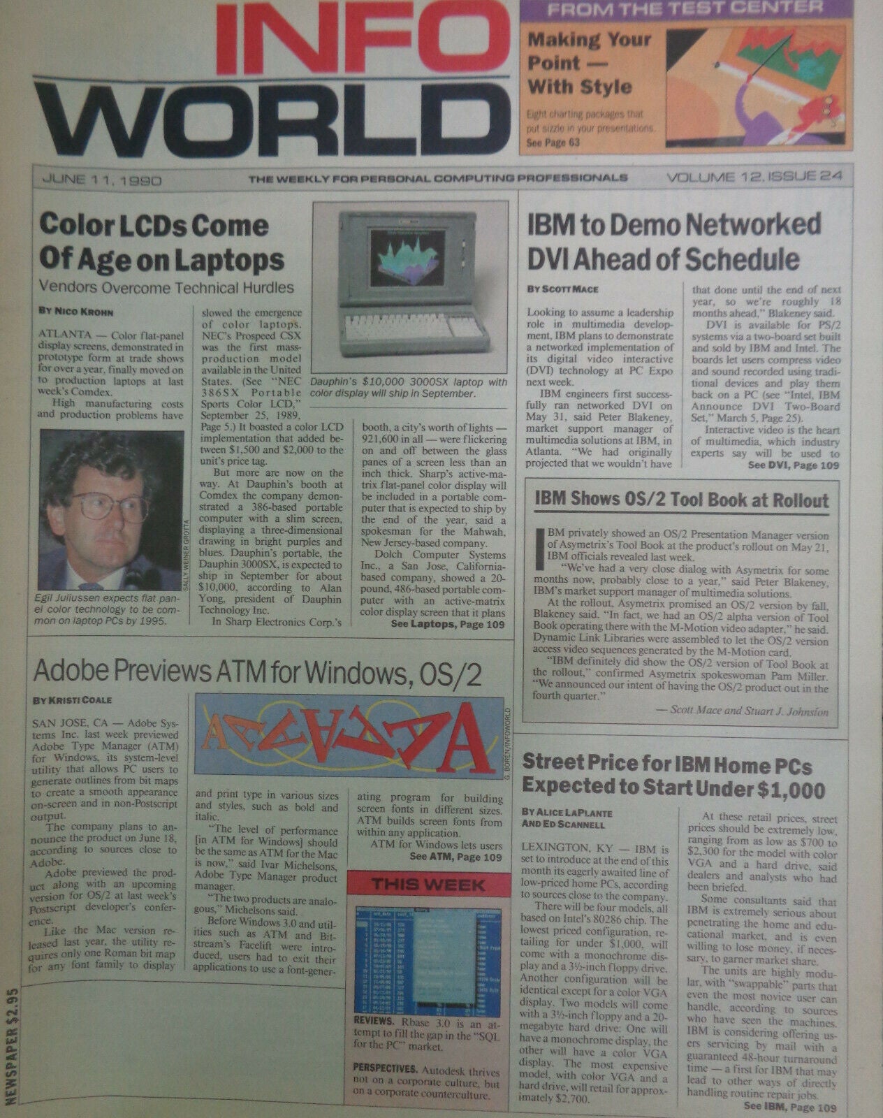 10 issues of InfoWorld Computer Magazine Lot - Jan-Nov 1990