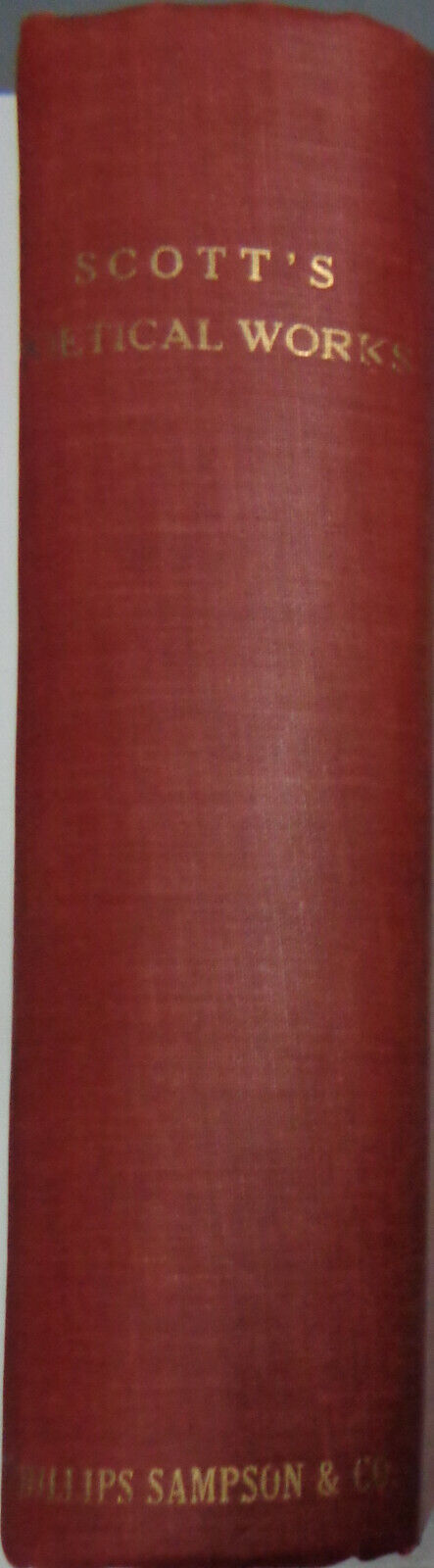 The Poetical Works of Sir Walter Scott, Bart. 1855.