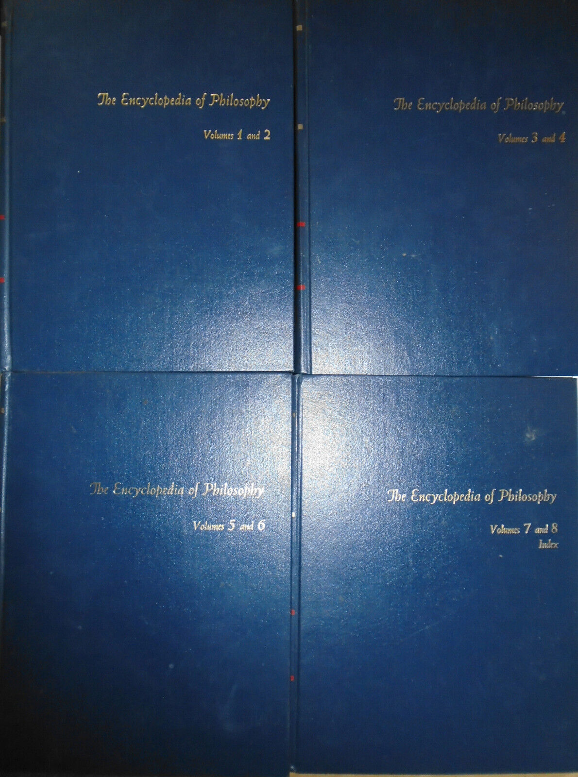 The encyclopedia of philosophy, edited by Paul Edwards. 1972. 8 vols in 4 set.