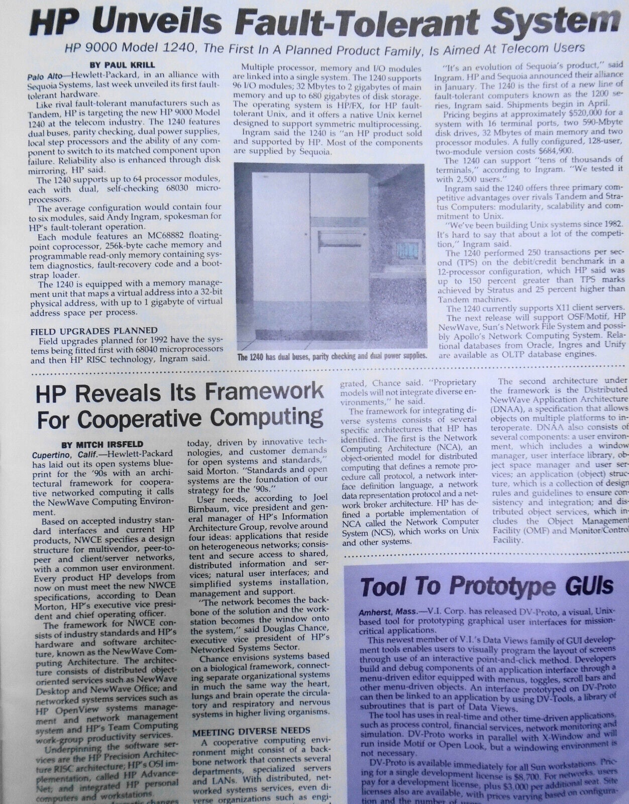 UNIX Today April 2, 1900 - Newspaper of open systems computing -CMP Publications