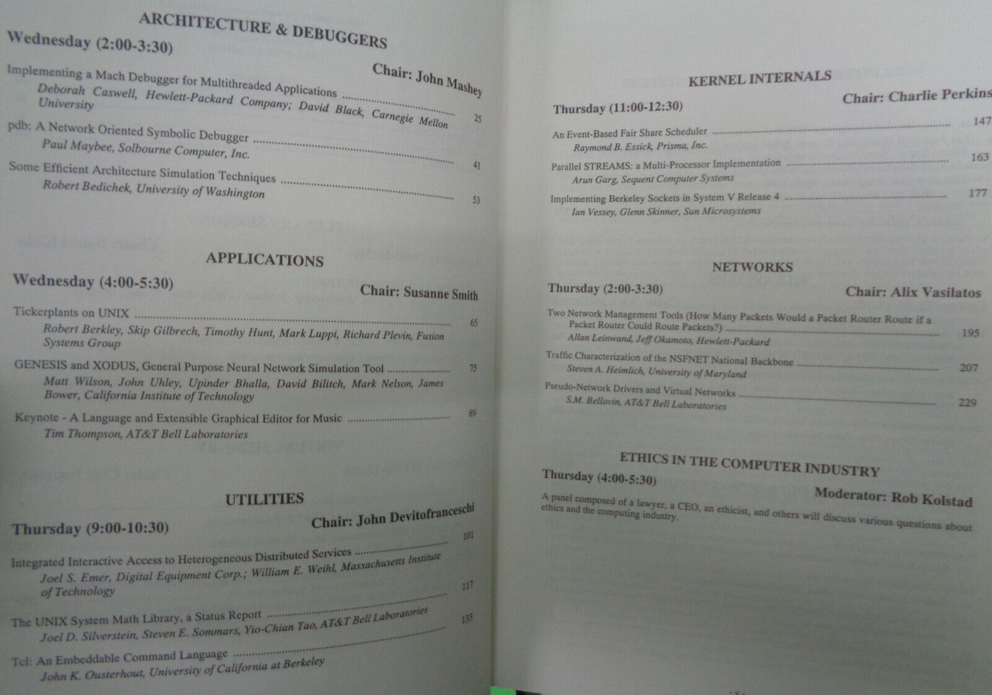 Proceedings of  Winter 1990 USENIX Conference : Jan 22-26,1990, Wash, DC [UNIX]