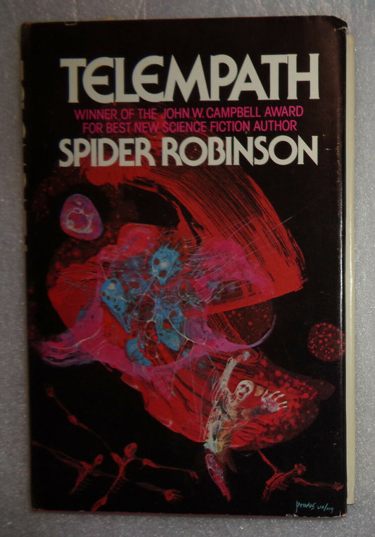 Telempath by Spider Robinson. First edition, 1976. Review copy. Hardcover.