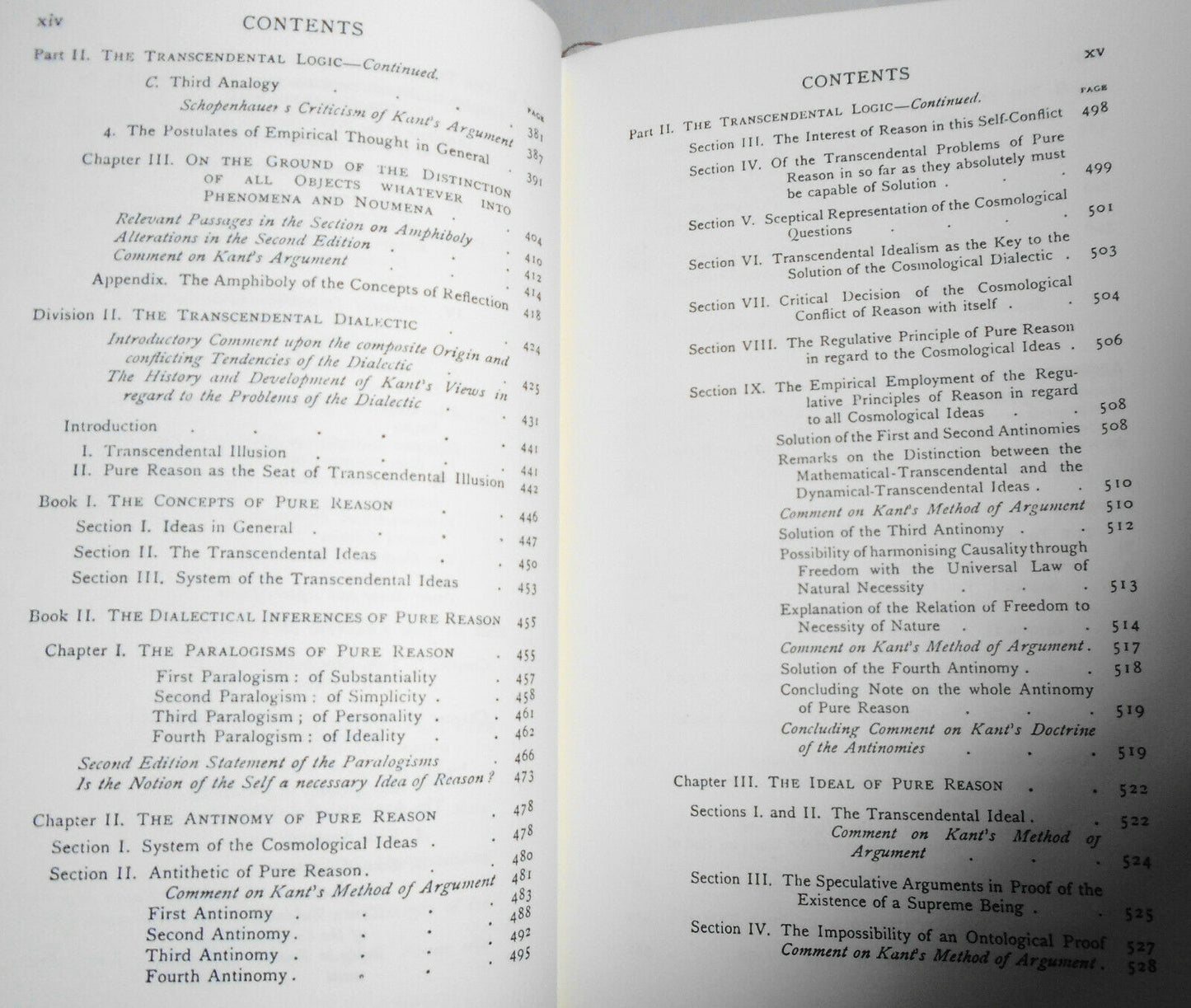 A Commentary to Kant's 'Critique of Pure Reason', by Norman Kemp Smith, 1984 HC.