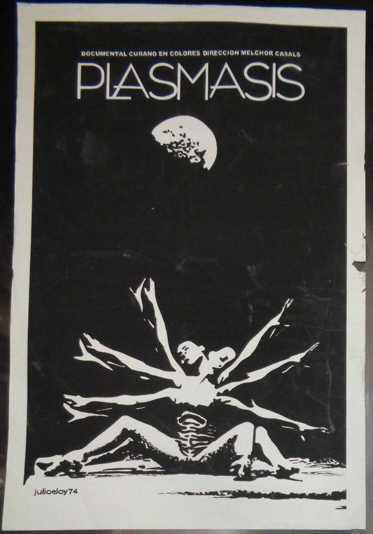 PLASMASIS - 1974 Original Cuban Dance Poster by Julio Eloy