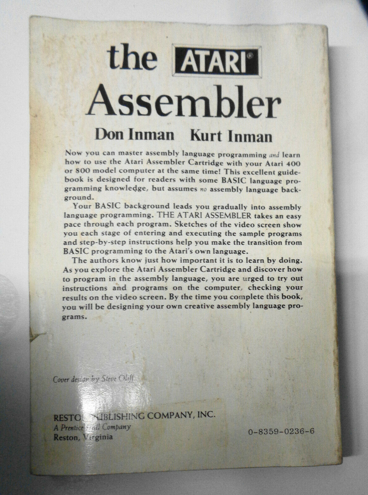 The Atari Assembler by Kurt Inman and Don Inman (1981, Trade Paperback)