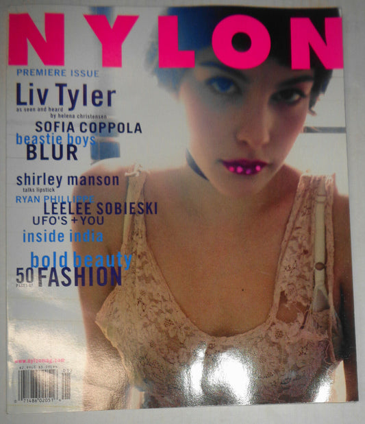 Premiere Issue of Nylon Magazine (for women & smart men) 1999 Liv Tyler - NEW