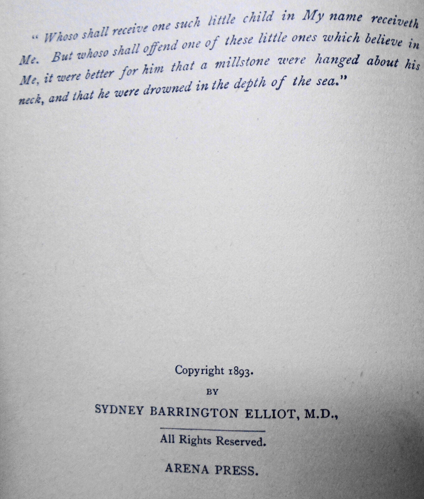 1893 Aedoeology: A Treatise on Generative Life, by Sydney Barrington Elliott