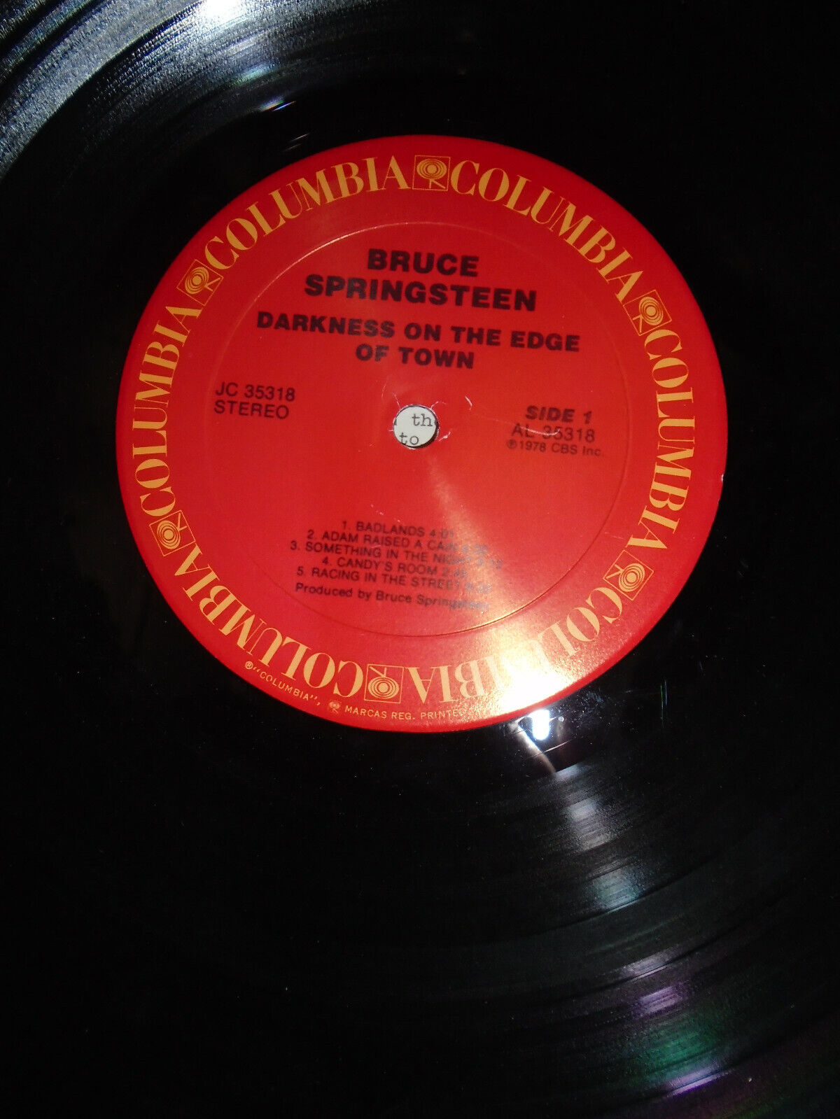 Bruce Springsteen 4 LP Lot : Darkness, Born in USA, Asbury Park, Tunnel of Love