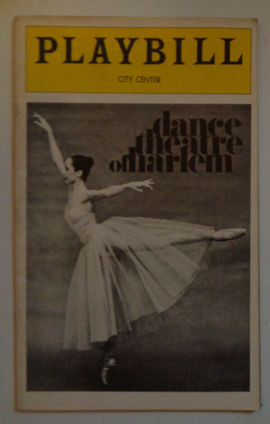 DANCE THEATRE OF HARLEM 1979 PLAYBILL - CITY CENTER THEATER