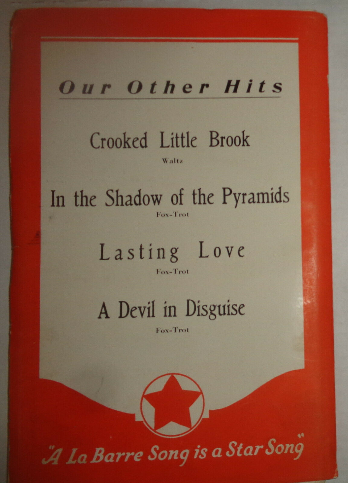 YOU'RE TUGGING AT MY HEART STRINGS - FOX TROT - SHEET MUSIC FOR ORCHESTRA - 1935