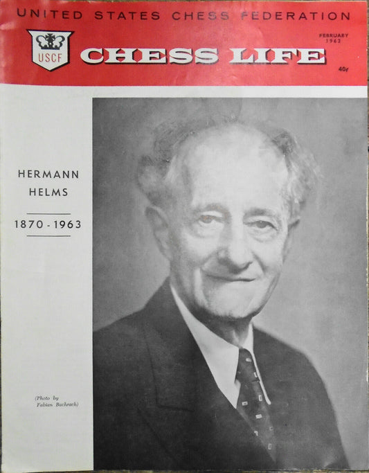 Chess Life, November 1963 - Hermann Helms